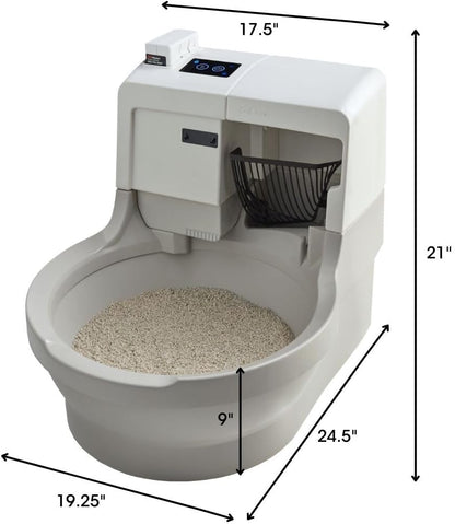 Catgenie A.I. Deluxe Automatic Self-Cleaning and Fully-Flushing Cat Litter Box